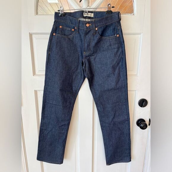 New madewell old pure leesbur vintage cropped jeans